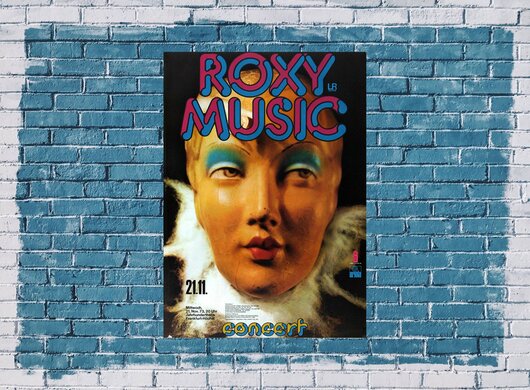 Roxy Music - Stranded,  1973 - Konzertplakat