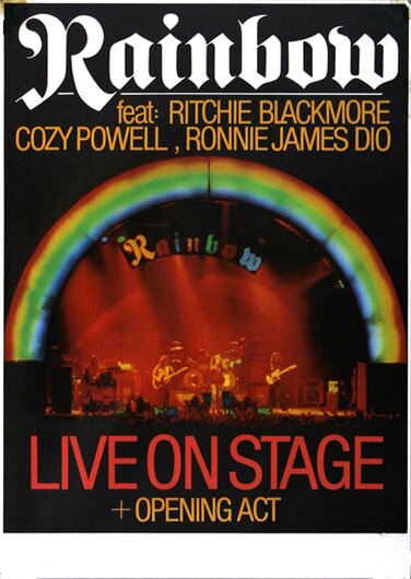 Rainbow - The Rising,  1977 - Konzertplakat