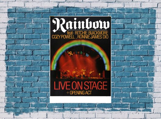 Rainbow - The Rising,  1977 - Konzertplakat