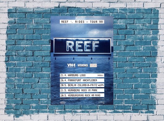 Reef - Rides, Tour 1999 - Konzertplakat