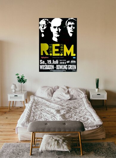 R.E.M - Bowling Green, Wiesbaden 2003 - Konzertplakat