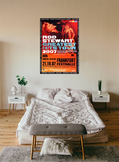 Rod Stewart - Greatest Tour, FRA, 2007 - Konzertplakat