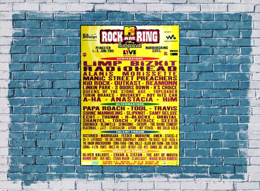 ROCK AM RING & PARK - Gesamtplakat, Rock am Ring 2001 - Konzertplakat