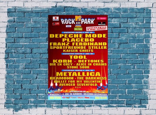 ROCK AM RING & PARK - Park / Center , Rock am Ring 2006 - Konzertplakat