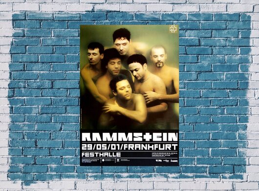 Rammstein - Sonne, Frankfurt 2001 - Konzertplakat