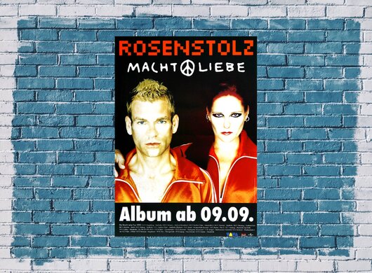Rosenstolz - Macht Liebe,  2002 - Konzertplakat