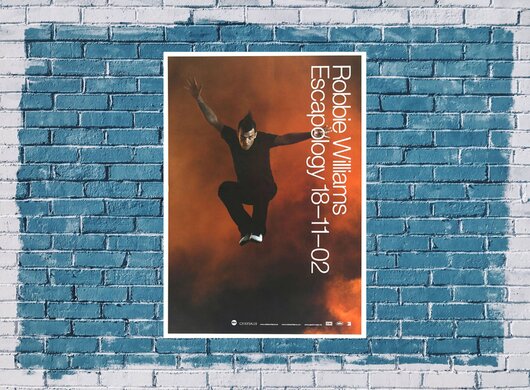 Robbie Williams - Plakat war mal GEFALTET!,  2002