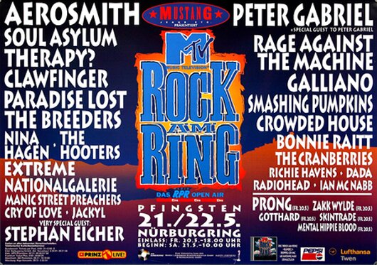 ROCK AM RING & PARK - 1994, Rock am Ring 1994 - Konzertplakat