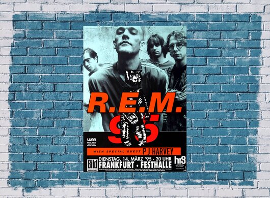R.E.M - Monster, Frankfurt, 1995, Concert, Poster,