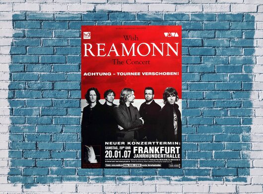 Reamonn - Serpentine, Frankfurt 2007 - Konzertplakat