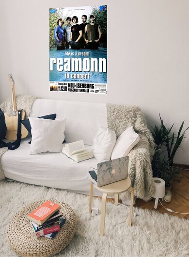 Reamonn - Life Is A Dream, Neu-Isenburg & Frankfurt 2001 - Konzertplakat