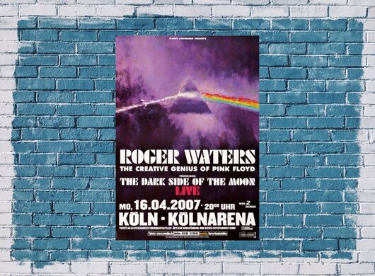 Roger Waters  - Dark Side, Kln 2007 - Konzertplakat