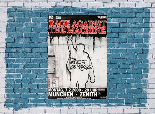 Rage against the Machine - The Battle, München 2000 - Konzertplakat