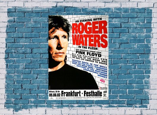 Roger Waters  - In The Flash, Frankfurt 2002 - Konzertplakat