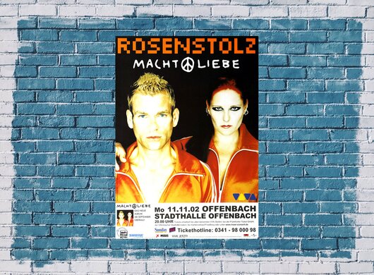 Rosenstolz - Macht & Liebe, OF, 2002 - Konzertplakat