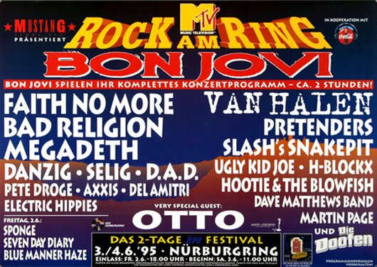 ROCK AM RING & PARK - 1995, Rock am Ring 1995 - Konzertplakat