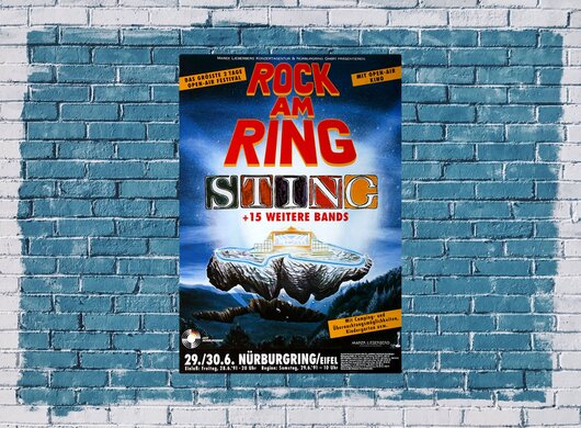 ROCK AM RING & PARK - 1991, Rock am Ring 1991 - Konzertplakat