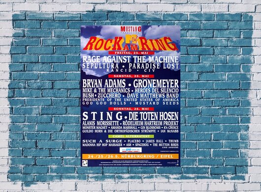 ROCK AM RING & PARK - 1996, Rock am Ring 1996 - Konzertplakat