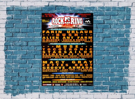 ROCK AM RING & PARK - Alterna Stage, Rock am Ring 2002 - Konzertplakat