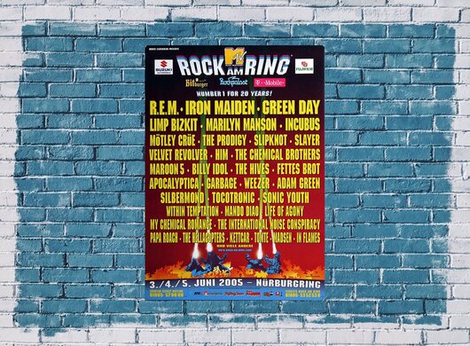 ROCK AM RING & PARK - Vorabplakat, Rock am Ring 2005 - Konzertplakat