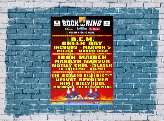 ROCK AM RING & PARK - Center Stage, Rock am Ring 2005 - Konzertplakat