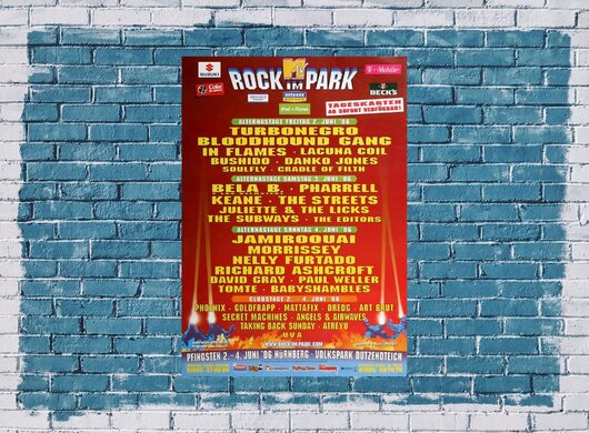 ROCK AM RING & PARK - Alterna Stage, Rock am Ring 2006 - Konzertplakat