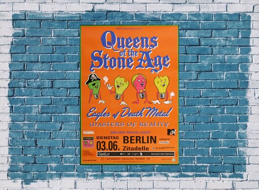 Queens of the Stone Age - Era Vulgaris, Berlin 2008 - Konzertplakat