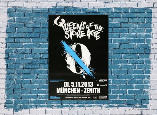 Queens of the Stone Age - Smooth Sailing , München 2013 - Konzertplakat