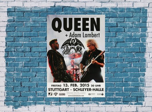 Queen - Forever , Stuttgart 2015 - Konzertplakat