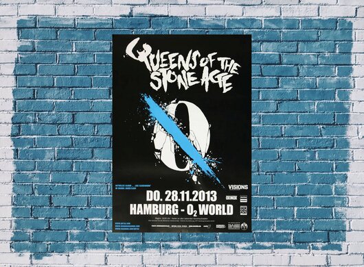 Queens of the Stone Age - Smooth Sailing , Hamburg 2013 - Konzertplakat