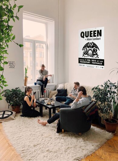 Queen - Live , Frankfurt 2015 - Konzertplakat