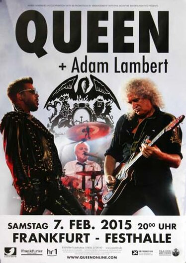 Queen - Forever , Frankfurt 2015 - Konzertplakat