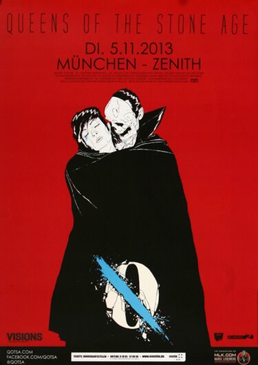 Queens of the Stone Age - Clockwork , München 2013 - Konzertplakat
