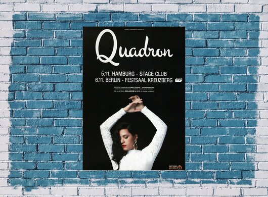 Quadron - Better Off, Hamburg & Berlin 2013 - Konzertplakat