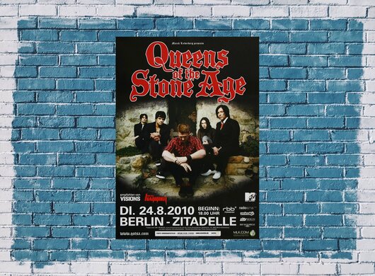 Queens of the Stone Age - Songs For Berlin, Berlin 2010 - Konzertplakat