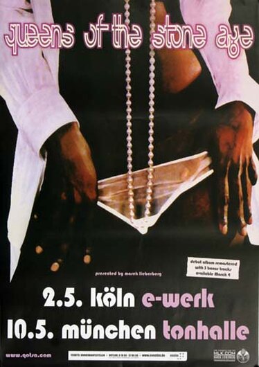 Queens of the Stone Age - Rated R, Köln & München 2011 - Konzertplakat