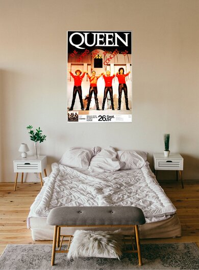Queen - The Works Live, Frankfurt 1984 - Konzertplakat