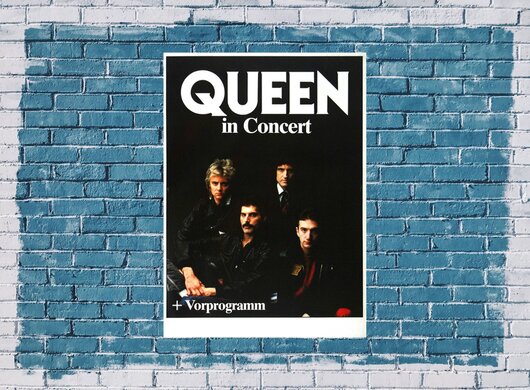 Queen - Greatest Hits,  1981 - Konzertplakat