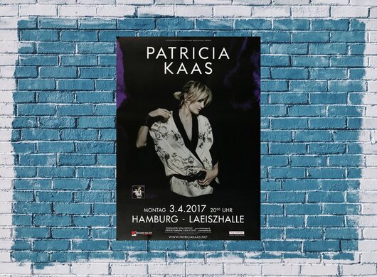 Patricia Kaas - Le jour et lheure , Hamburg 2017 - Konzertplakat