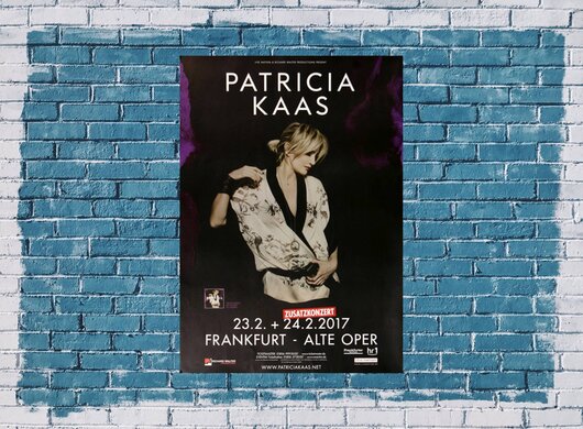 Patricia Kaas - Le jour et lheure ZK, Tour 2017 - Konzertplakat