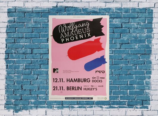 Phoenix - Wolfgang , Hamburg & Berlin 2009 - Konzertplakat