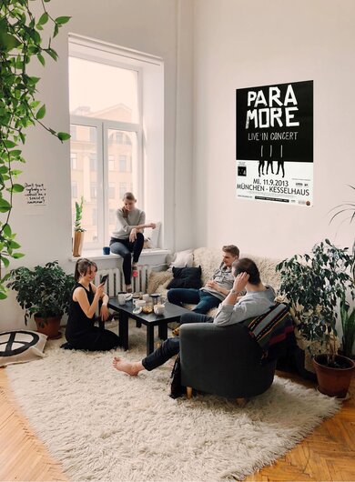 Paramore - Live In , München 2013 - Konzertplakat