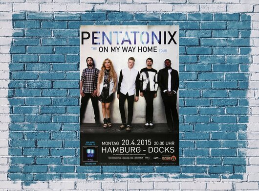 Pentatonix - On My Way , Hamburg 2015 - Konzertplakat