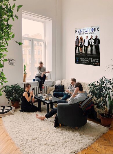 Pentatonix - On My Way , Hamburg 2015 - Konzertplakat
