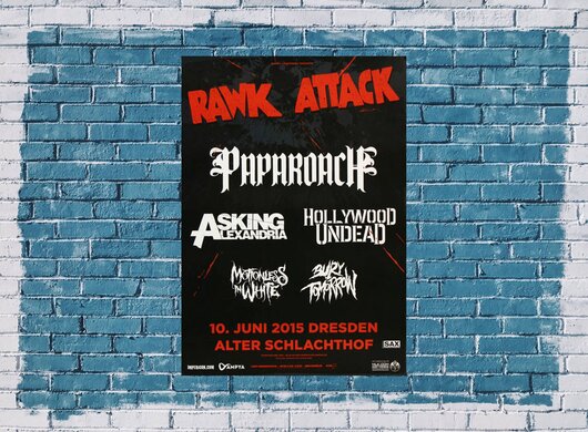 Rawk Attack  - Rawk Attack , Dresden 2015 - Konzertplakat