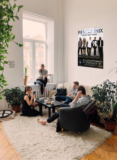Pentatonix - On My Way , Frankfurt 2015 - Konzertplakat
