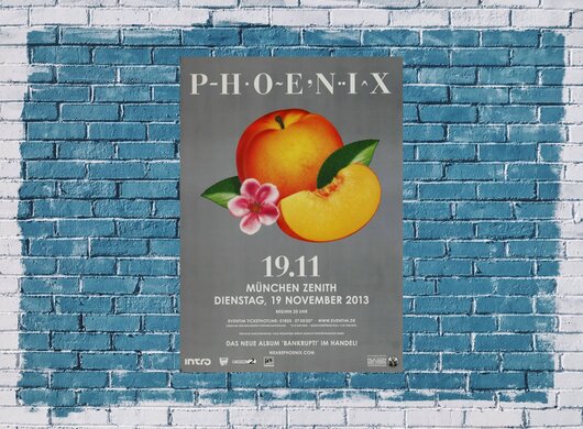 Phoenix - Bankrupt , München 2013 - Konzertplakat