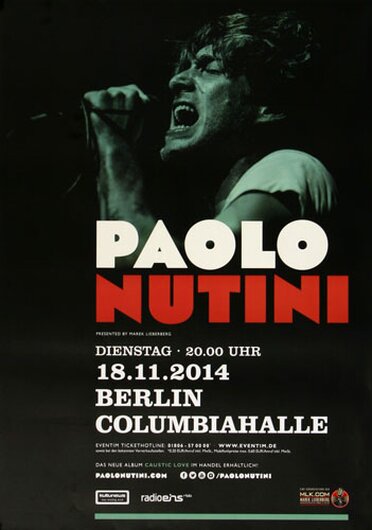 Paolo Nutini - Iron Sky , Berlin 2014 - Konzertplakat