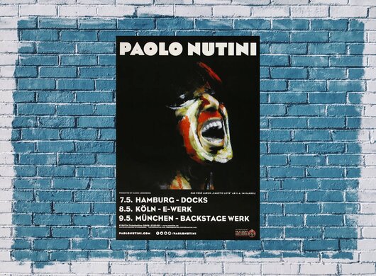 Paolo Nutini - Caustic Love Mix, Tour 2014 - Konzertplakat