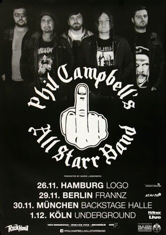 Phil Campbell (Motörhead) - All Star Band, Tour 2014 -...